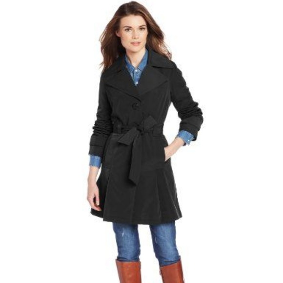 London Fog Single-breast Water Resistant Trench - Picture 1 of 7